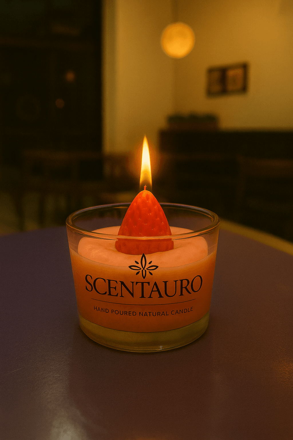 Strawberry Mousse Candle - fun by Scentauro